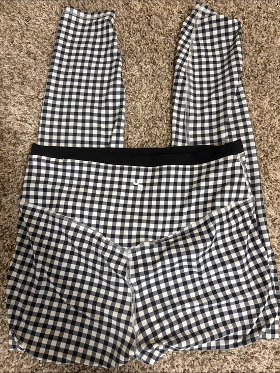 JoyLab Pants - JoyLab Black & White Gingham High-Rise Leggings